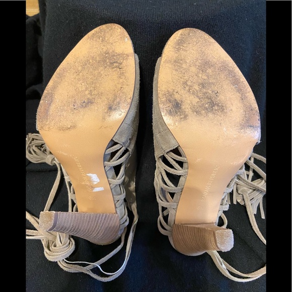 Banana Republic~Sexy SuedeLeather Gladiator Heels~ - Picture 7 of 8